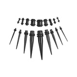 36pcs Ear Stretching Kit Plug Set Stretch Ear Taper Stretcher Expander Tapers