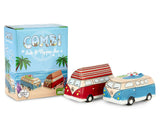 Combi Kombi Surf Camper Vintage Retro Ceramic Salt & Pepper Shakers Set