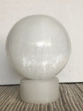 Selenite Sphere Moonlight Standing Calcite Natural Crystal Minerals Decor