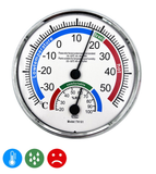 Household Analog Thermometer Hygrometer Temperature Humidity Monitor Meter Gauge