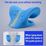 Cervical Traction Pillow Neck Stretcher Device Pain Headaches Relief - Assorted