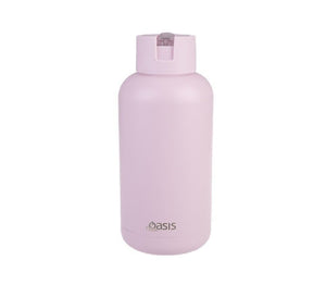 Oasis Moda Ceramic Lined Stainless Steel Triple Wall Drink Bottle 1.5L Pink Lem