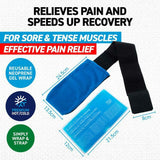 Small Gel Wrap Hot/Cold Microwaveable Ice Pack with Wrap Pain Relief