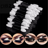 100x Applicator Eyeshadow Brush Applicator Foam Double End Disposable Sticks