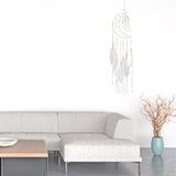 Moon Crescent Feather Dream Catcher Wall Hanging Tapestry Woven Nursery Craft
