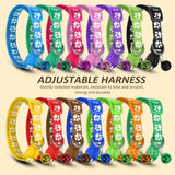 Cat Collar Pet 14 Colours Whelping ID Dog Puppy Kitten Adjustable Harness Bell