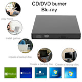 USB External CD RW DVD ROM Writer Burner Player Drive PC Laptop Mac Windows