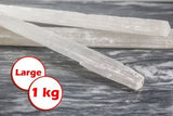 1kg  Selenite  Satin Rods Spar Beam Wand Pieces Crystal Healing Natural Stone