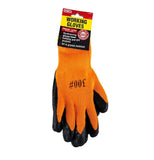 1 pair Work Gloves Latex Palm Gripping Power Oil Grease Resistant Working Gloves