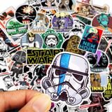 50pcs Star Wars Vinyl Stickers Decal For Kids Car Skateboard Sticker Laptop P1