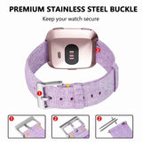 Fitbit Versa /2/Lite Replacement Band Fabric Watch Sports Strap Wristband Purple