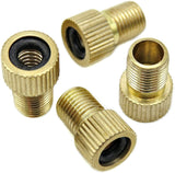 2pc Bicycle Pump Adapters Converter Presta to Schrader Bike Valve Tyre Connector