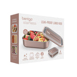 Bentgo Stainless Steel Leak-Proof Lunch Box Food Container 1200ml Rose Gold