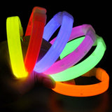 2x Mixed Colour Glow Sticks Bracelets Party Glowstick Glow in the Dark Light Toy