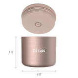 Bentgo Stainless Steel Triple Insulated Food Jar Container Flask 560ml-Rose Gold