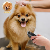 Pet Grooming Clipper Dog 3-Speed Low Noise Rechargeable Cordless Black Silver