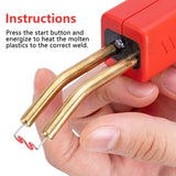 Plastic Welder Handy Garage Tool Repair Welding Kit Bumper Hot Stapler Machine