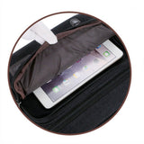 Retro Men's Canvas Shoulder Messenger Bag Crossbody Satchel Travel Bags Black