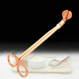 Rose Gold Candle Wick Trimmer Scissors Stainless Steel Candle Cutter Snuffers