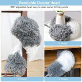 Feather Duster Extendable Handle 245cm Long Telescopic Duster Magic Static Brush