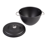 Kitchen Stainless Steel Pudding Steamer Christmas Xmas Fruit Cake Bowl 2.0 L BLK