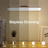 Magnetic LED Reading Desk Lamp Table Stepless Dimming Hanging Night Light