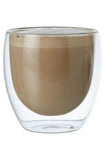 6 pieces Cup Double Wall Glass Mug Hot Cold Drink Java Coffee Latte 250ml