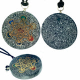 Metatron Cube Orgonite Pendant Orgone Sacred Geometry Reiki Energy Necklace