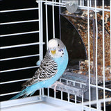 1pc No Mess Bowl Auto Cage Bird Feeder Cup Automatic Parrot Canary Cockatiel