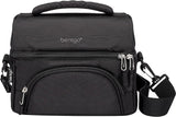 Bentgo Deluxe Lunch Bag Carrying Strap Insulated Design - Carbon Black