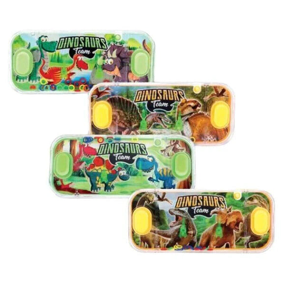 1x Jurassic Dinosaur Assorted Handheld Water Ring Toss Game