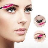 100pcs Disposable Mascara Wands Eyelash Brush Applicator Extension Spoolies