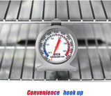 1x Stainless Steel Oven Thermometer Large Dial Kitchen Food Temperature