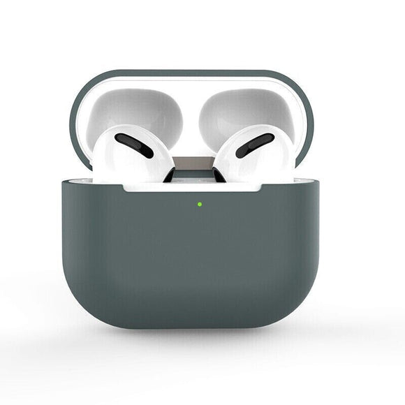Silicone Gel Case For Apple Airpods 3 Protective Cover Skin Shockproof - Silver