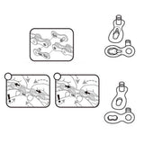116 Links Bicycle Chain For CN-HG53 LX 9 Speed Deore  Mountain Bike Chains