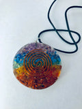 2 Pieces Pendant 7 Chakra Orgone