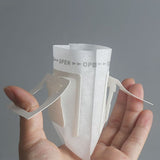 50x Portable Handing Ear Drip Coffee Filter Paper Bag for Travel Home Office