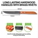 2x KIWI Paring Brand Knife Set Stainless Steel Meat Fruit Chef Kitchen Point