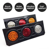 2x Tail Llights 12V 63 Led Truck UTE Trailer Stop Indicator Pair 12 Volt