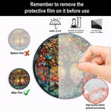 Tree Of Life Round Sun Catcher Multi Coloured Hanging Home Decor 15cm- Model 03