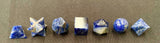 7 Pieces Sodalite Sacred Geometry Set Crystal Healing Spiritual Meditation