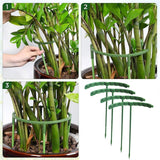 8x Stakes Plant Support Stand Frame Garden Climbing Trellis Flowers Stand Cage