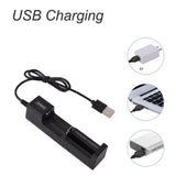 Portable 1slot Battery USB Charger for Rechargeable Batteries Li-ion