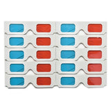 2pk 3D Glasses Red Blue Cyan Optical Filter Achieves 3D Effect 3D TV Games Movie