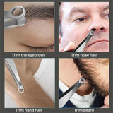 1x Nasal Cleaning Trimmer Round Tip Stainless Steel Nose Trimming Tweezers Asstd
