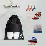 5pcs Portable Shoes Bag Travel Storage Pouch Drawstring Bags Non-Woven