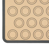 30 Cavities Macaron Baking Mat Non Stick Silicone Cake Macaroon Mould Pad Sheet
