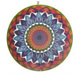 Rainbow Mandala Wind Spinner Sky Hanging Wind Spinners Stainless Steel Yard