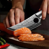 5.5 Inch Damascus Chef Knife Kitchen Tools Meat Chopper Japane Butcher Knives