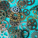 100g Mix Assorted Gears Steampunk Cogs Gears Pendants Clock Wheels Gear DIY Craf